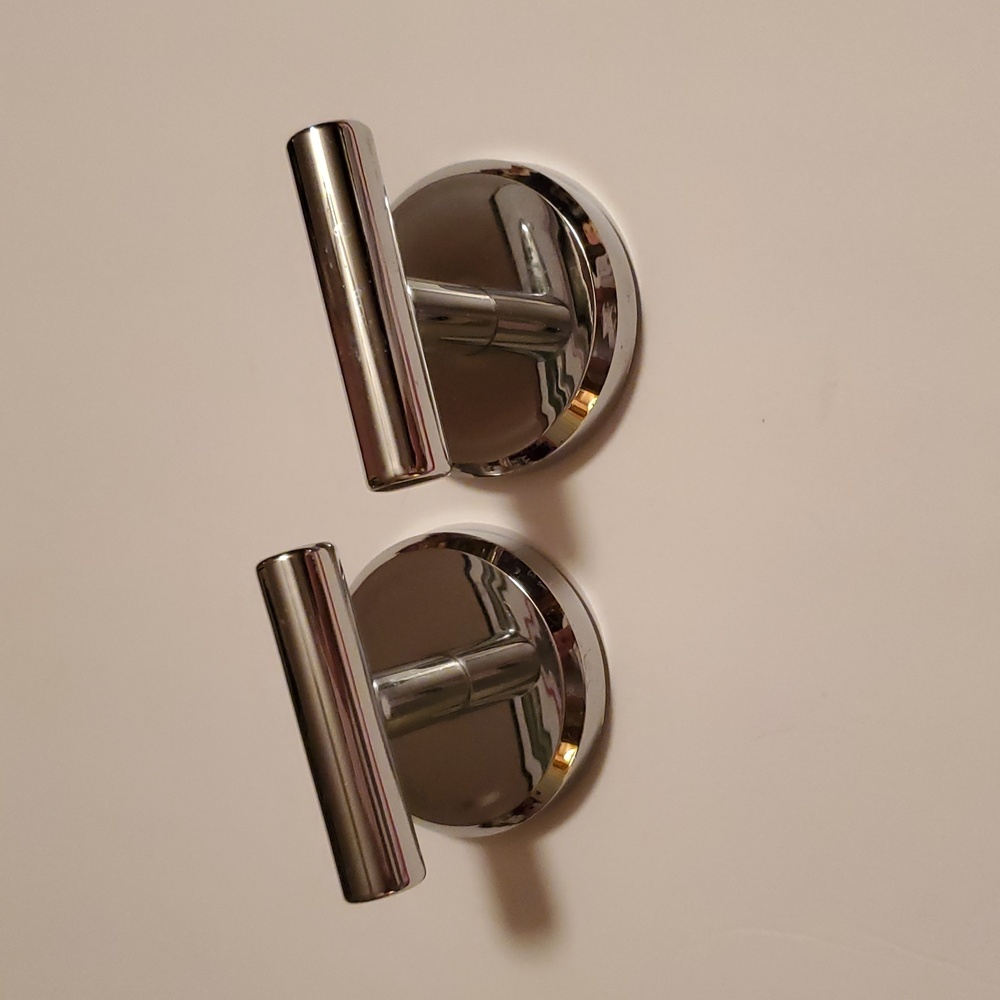 HOME SO Suction Cup Hooks T Shape for Shower, Bathroom, Glass Door, Mirror, Tile